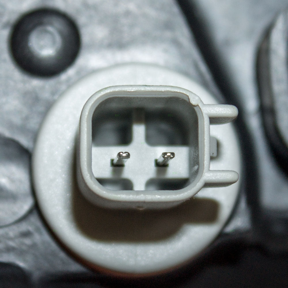 Brock Replacement Driver Halogen Combination Headlight with Black Trim Compatible with 2013-2017 Compass 68171215AB