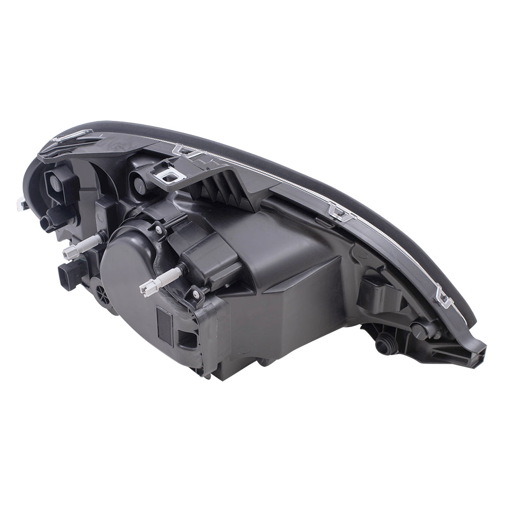 Brock Replacement Driver Halogen Headlight Lens Compatible with 2004-2017 Columbia A06-75737-004