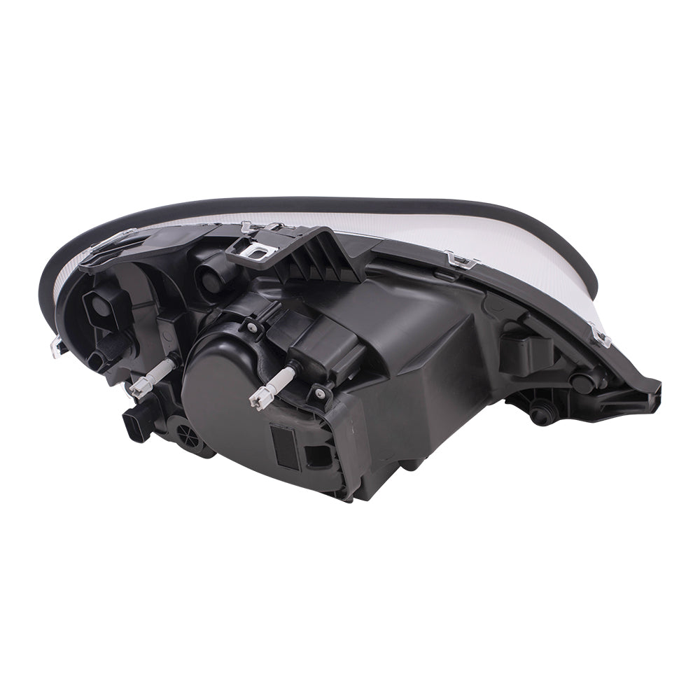 Brock Replacement Driver Halogen Headlight Lens Compatible with 2002-2019 M2 and 2004-2009 SAF-T-LINER C2 A06-75732-004