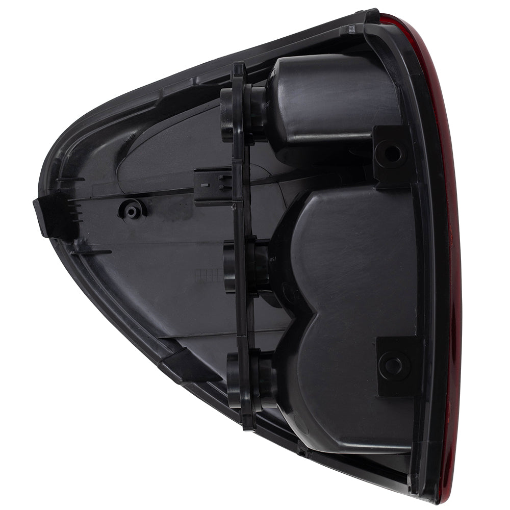 Brock Replacement Set Driver and Passenger Taillights with Connector Plate Compatible with 2001-2003 Caravan Grand Caravan Voyager 4857601AH 4857600AH