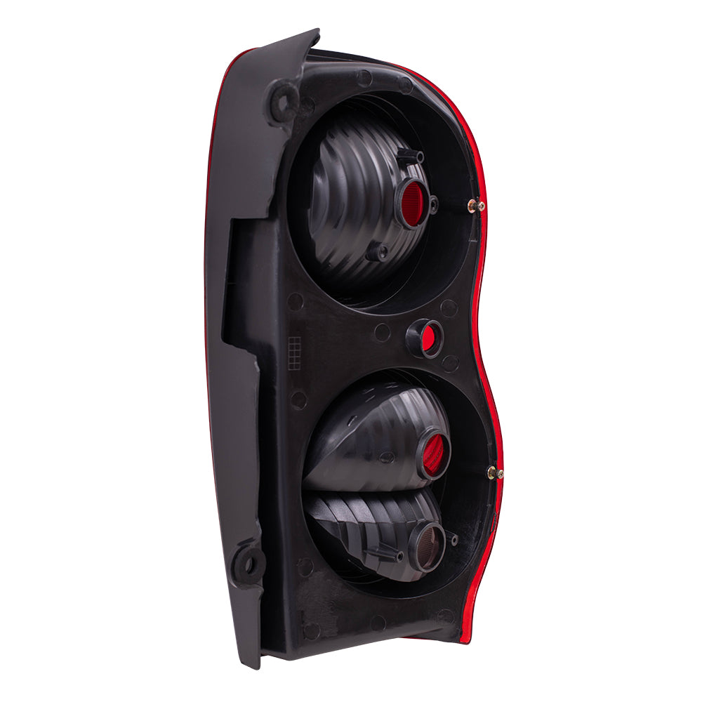 Brock Replacement Driver Tail Light Compatible with 2004-2009 Durango 5133169AI