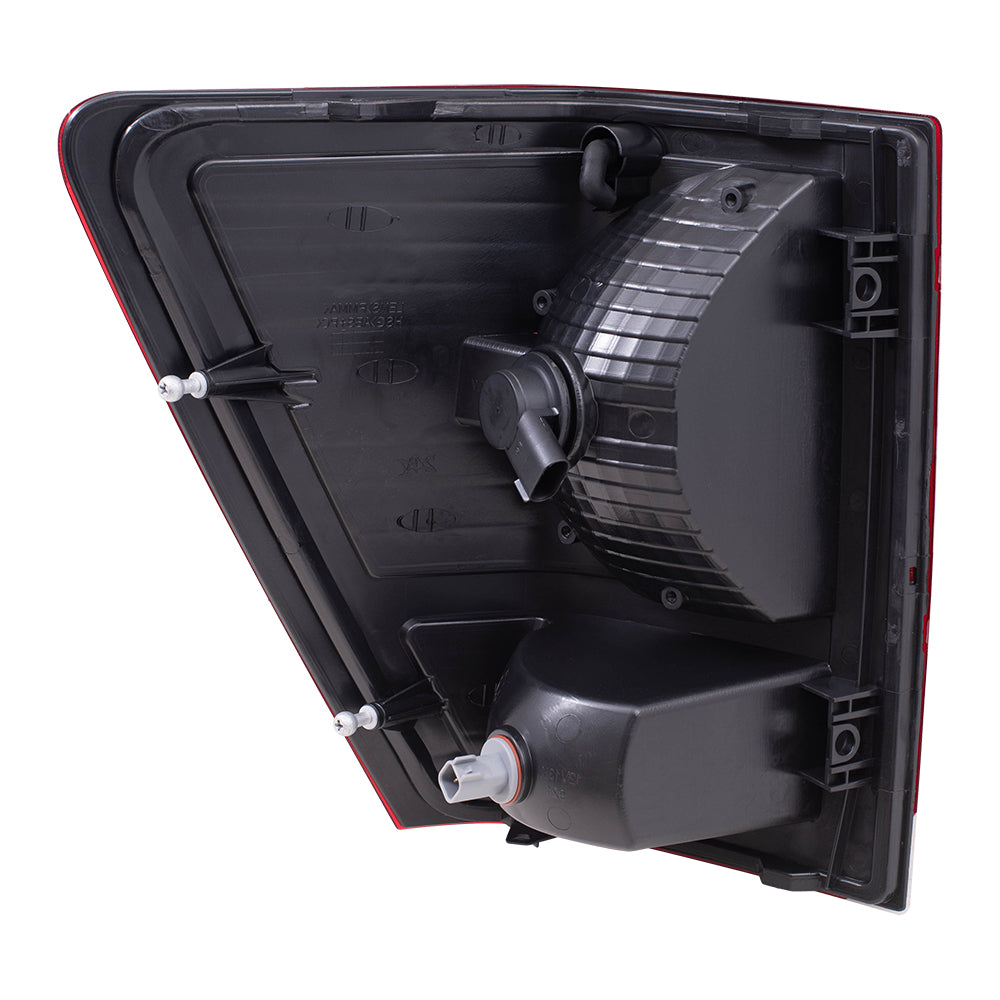 Brock Replacement Passenger Tail Light Compatible with 2007-2010 Grand Cherokee 55079012AC