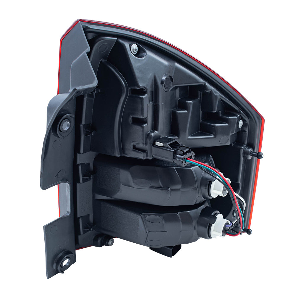 Brock Aftermarket Replacement Driver Left Combination Tail Light Assembly Compatible With 2014-2017 Jeep Compass