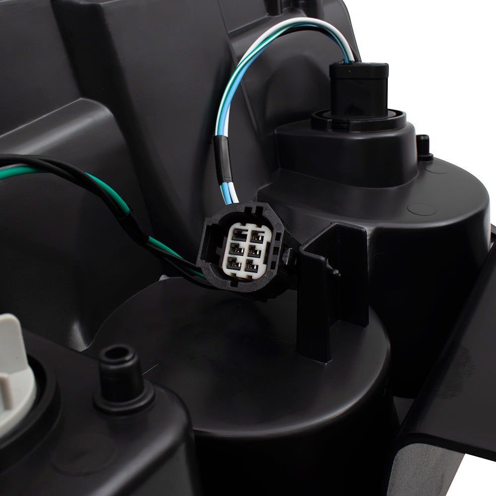 Brock Replacement Set Driver and Passenger Tail Lights Compatible with 2011-2018 Grand Caravan Van 5182535AD 5182534AD