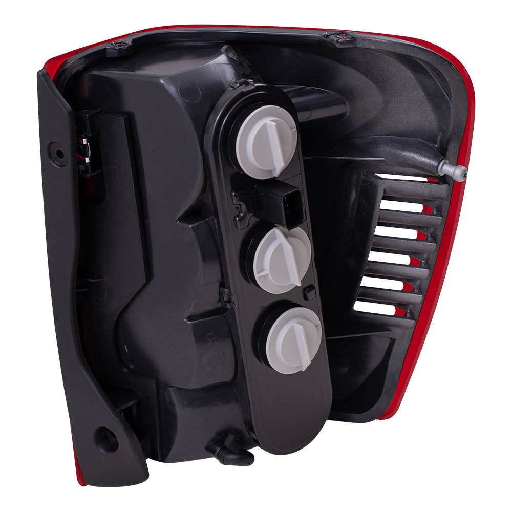Brock Aftermarket Replacement Driver Left Tail Light Assembly with Circuit Board-Bulb Sockets Compatible with 1999-2002 Jeep Grand Cherokee Built to 11/01