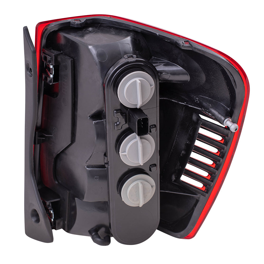 Brock Replacement Driver Tail Light with Circuit Board Compatible with 2002-2004 Grand Cherokee 55155139AH