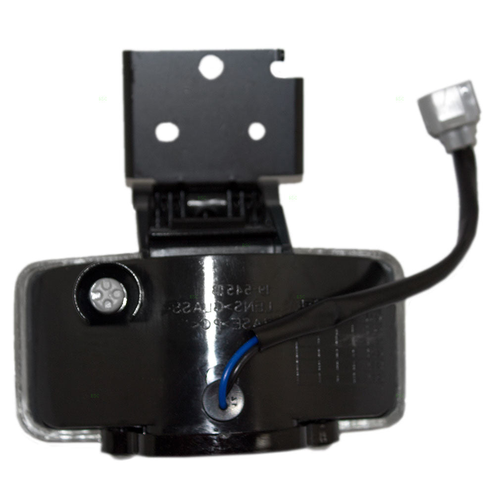 Brock Replacement Passenger Fog Light Lamp Compatible with 1997-1998 Grand Cherokee 55155312
