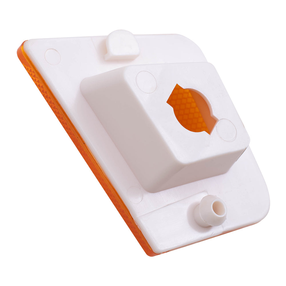 Brock Replacement Set Driver and Passenger Signal Side Marker Lights Compatible with 2005-2007 Liberty 55156883AB 55156882AB