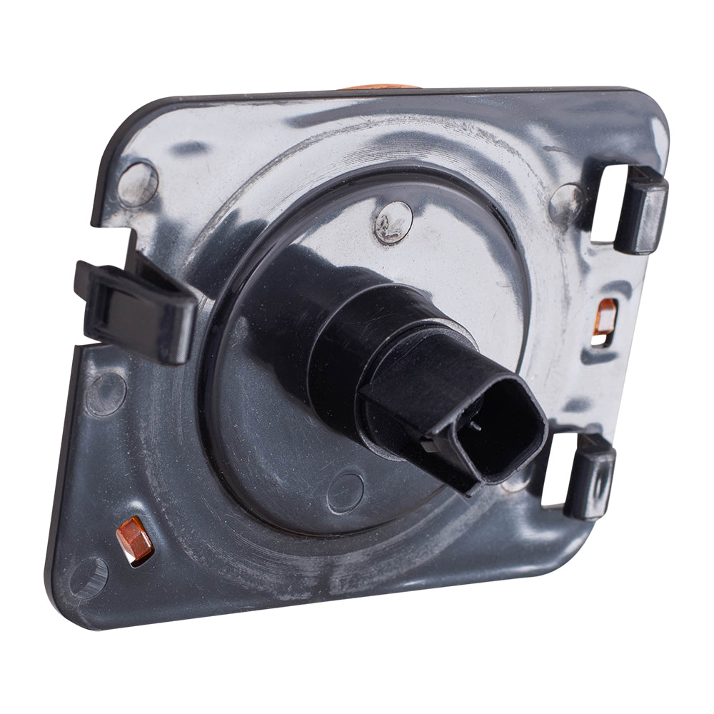 Brock Replacement Drivers Signal Side Marker Light Assembly Compatible with 2007-2017 Wrangler 2018 Wrangler JK 55078145AA