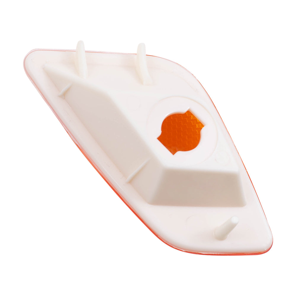 Brock Replacement Set Driver and Passenger Park Signal Side Marker Lights Compatible with 1997-2006 Wrangler 55155629AC 55155628AC