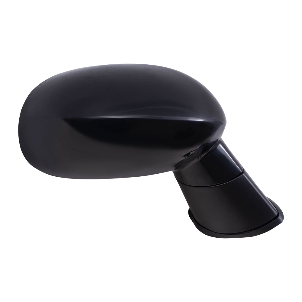 Brock Replacement Passenger Side Power Mirror Paint to Match Black with Heat-Blind Spot Detection Compatible with 2015-2019 Dodge Challenger