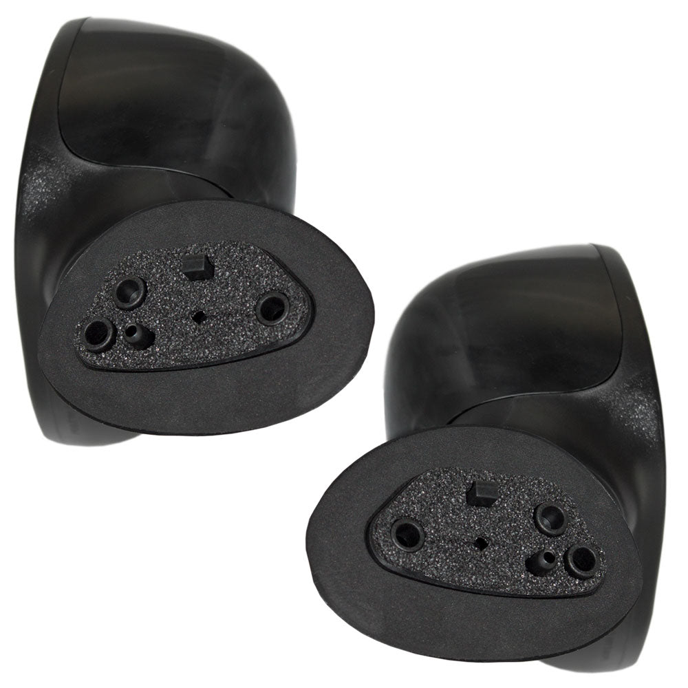 Replacement Pair Set Power Side View Mirrors Heated Type 1 Compatible with 2012-2017 500 68087589AC 68103784AA