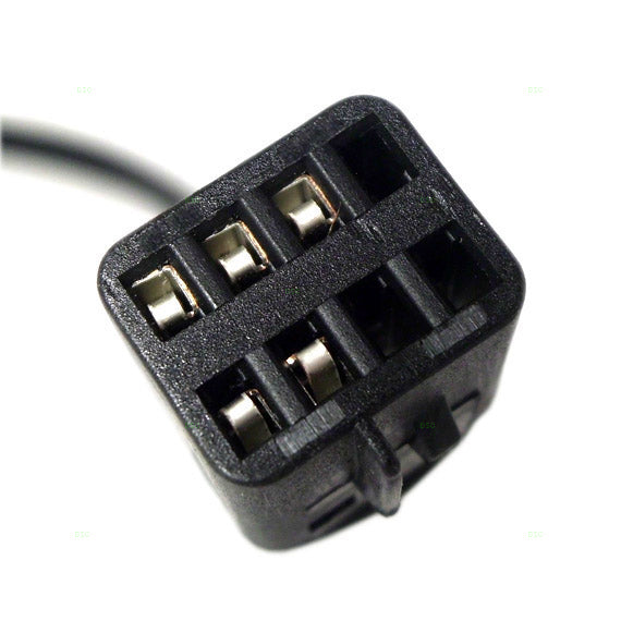 Driver and Passenger Power Side View Mirrors Heated Textured Replacement for Jeep SUV 55154803 55154802