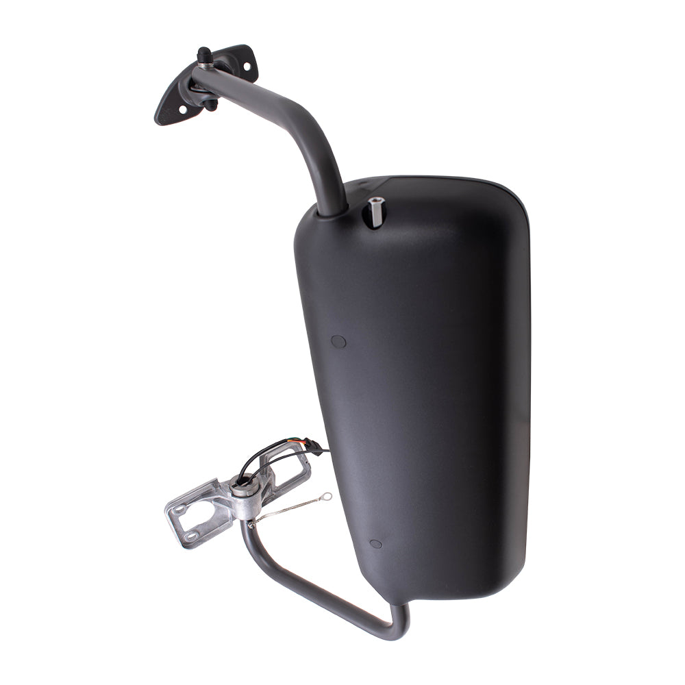 Replacement Drivers Power Mirror Textured Black with Heat Antenna Compatible with 1996-2017 Columbia A22-65433-002