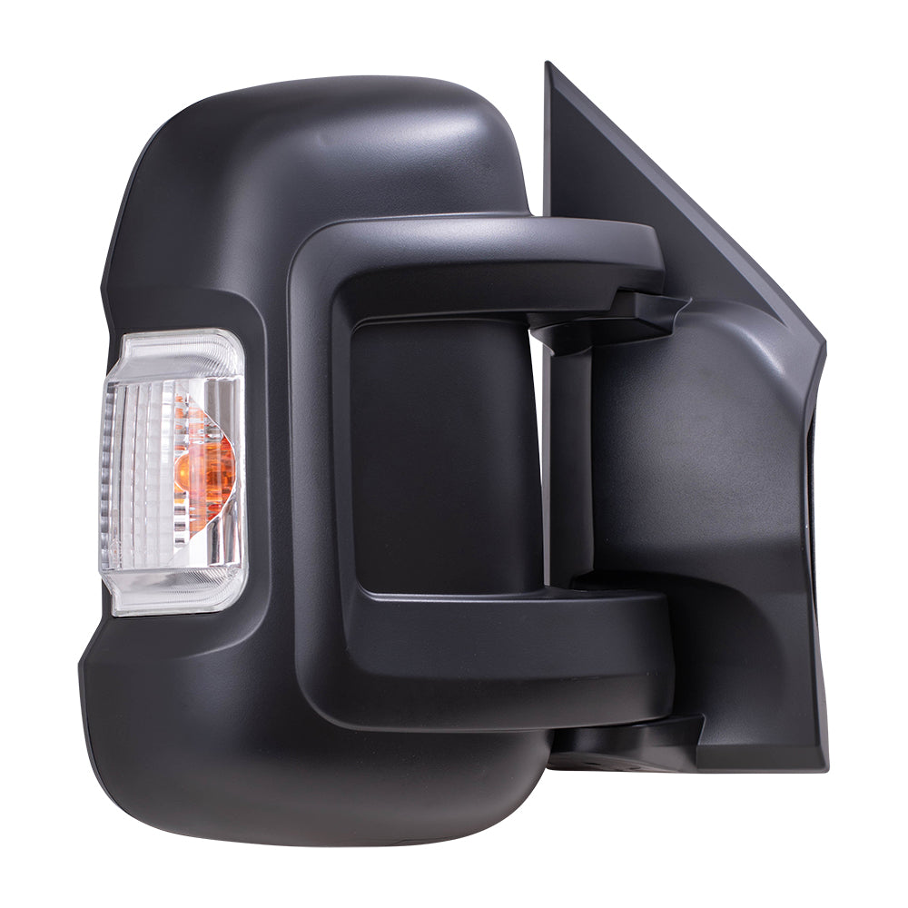 Replacement Passenger Manual Side View Mirror w/ Signal Compatible with 2014-2019 ProMaster Van 5VE98JXWAD