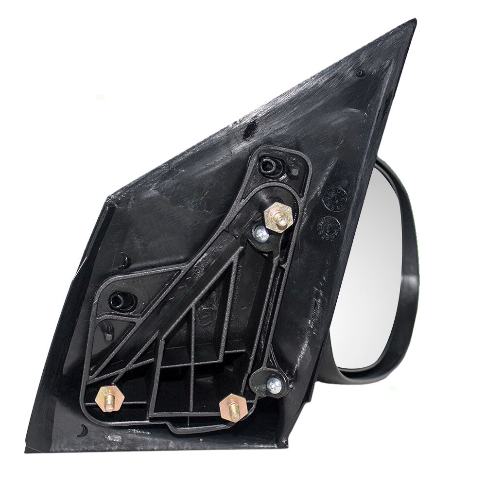 Brock Replacement Passenger Side Manual Mirror Textured Black Compatible with 2007-2012 Caliber 5115036AC