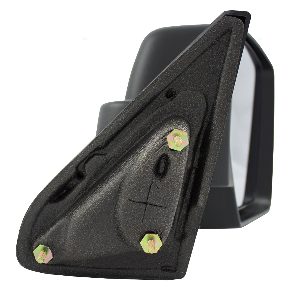 Driver and Passenger Manual Side View Mirrors Textured Replacement for Jeep Patriot 5155457AH 5155456AH