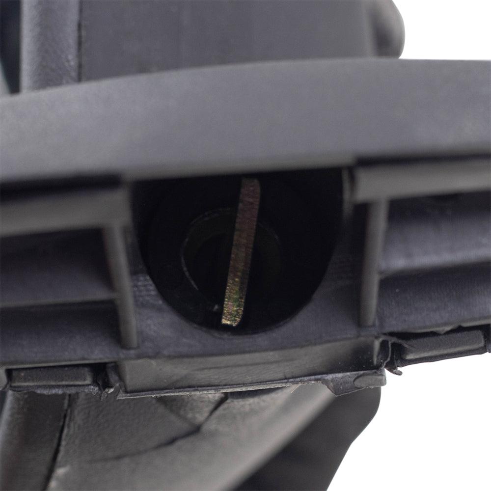 Pair Set Manual Side Mirrors Hard Door Mounted Textured Replacement for Jeep SUV Pickup Truck 55027207 55027208