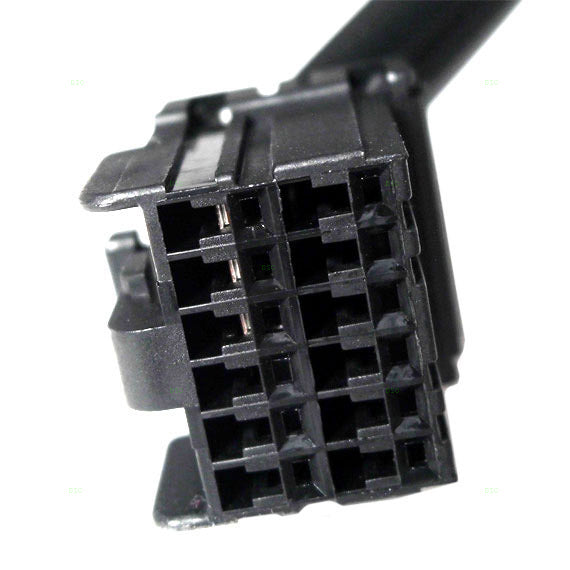 Replacement Passenger Power Side View Mirror Textured Black Compatible with Durango 55077398AC