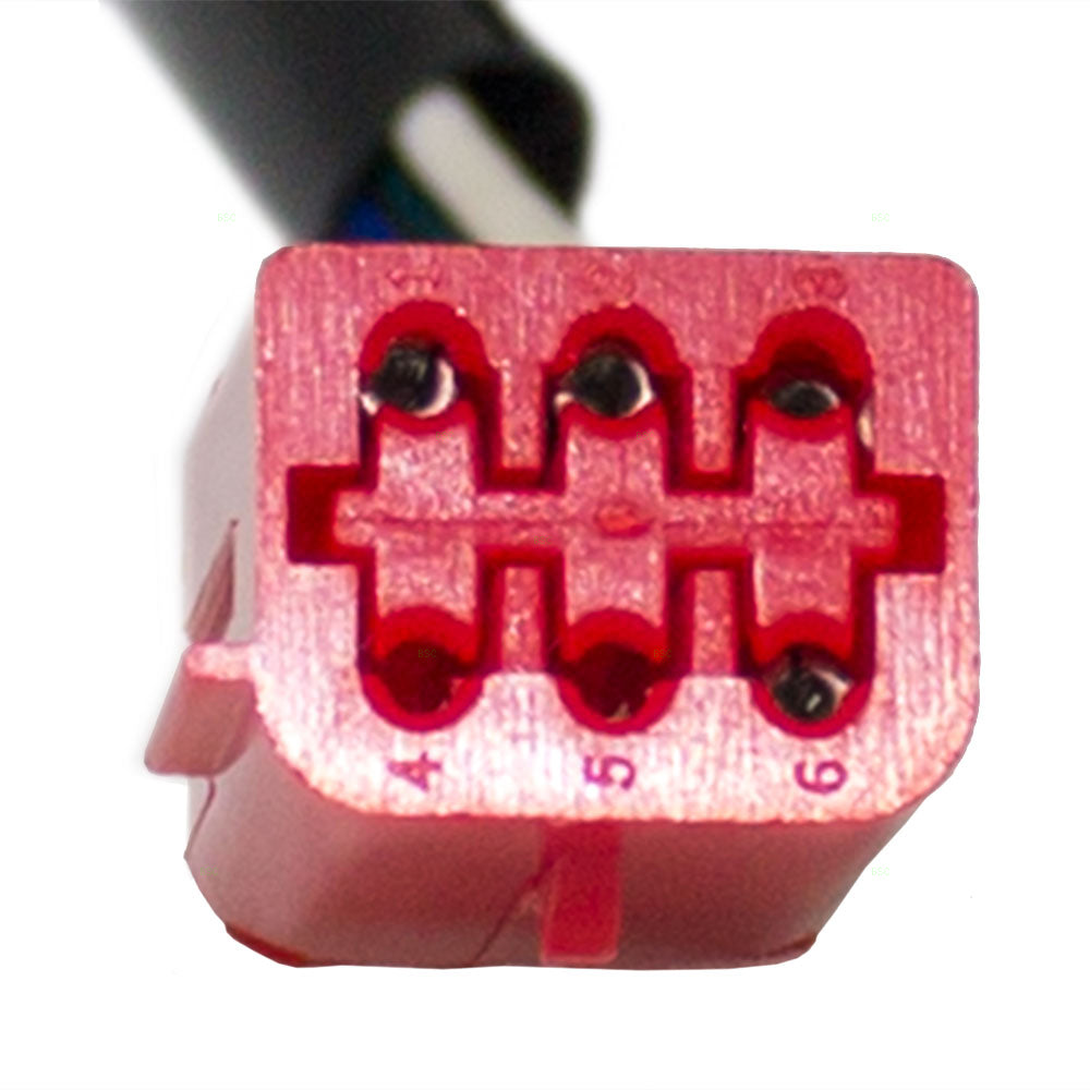 Replacement Driver Power Side View Mirror Textured Black Compatible with 1997-2001 Cherokee 55154949AC