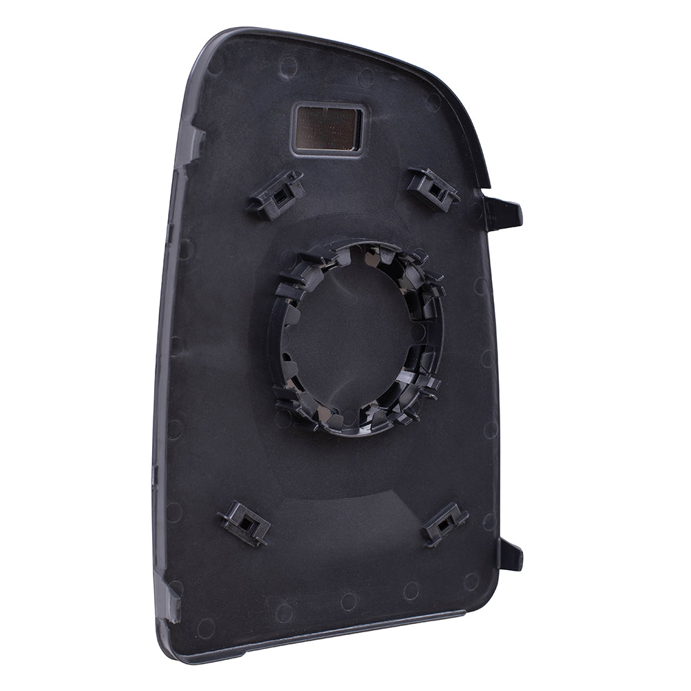 Brock Replacement Driver Upper Mirror Glass with Base Compatible with 2014-2023 Promaster