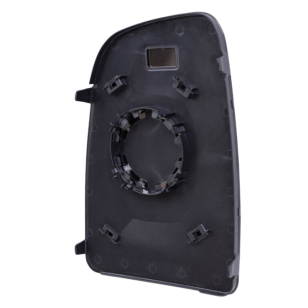 Brock Replacement Passenger Upper Mirror Glass with Base Compatible with 2014-2019 Promaster