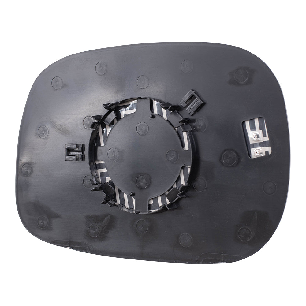 Brock Replacement Passenger Side Mirror Glass and Base 6x9 with Heat Compatible with 2005-2009 2500/3500