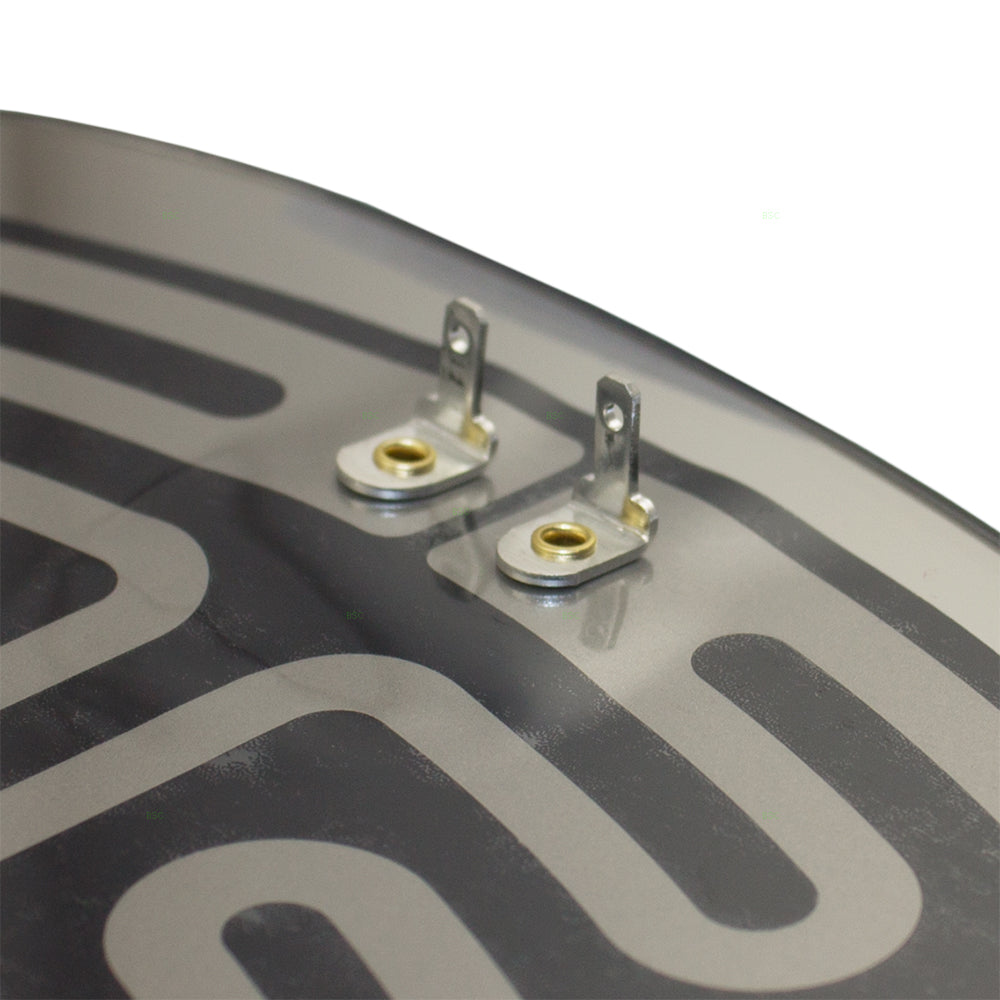 Brock Replacement Passenger Side View Mirror Glass Heated w/ Adhesive Strips Compatible with 2002-2008 1500 2500 3500 Pickup Truck 5161010AA