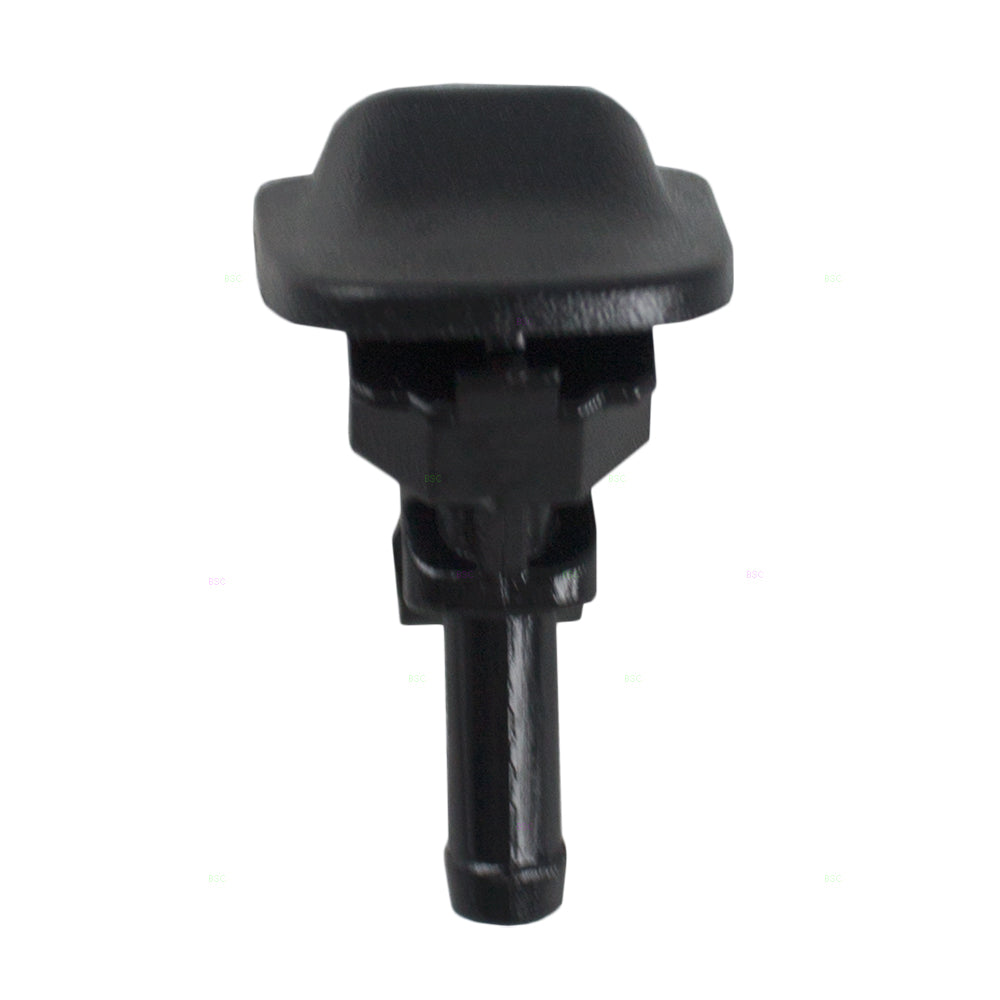 Brock Replacement Front Windshield Wiper Washer Spray Nozzle Single Center Unit Compatible with 2002-2012 Wrangler 47269 55156728AB