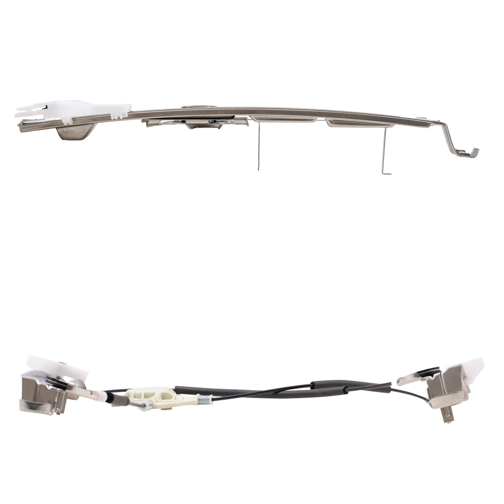 Brock Aftermarket Replacement Front and Rear Passenger Right Power Window Regulator Without Motor Set Compatible with 2007-2017 Compass MK