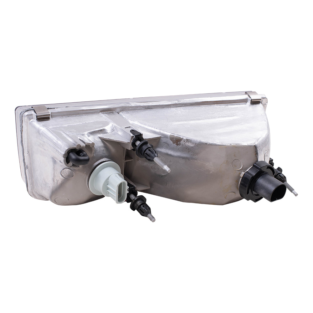Brock Replacement Drivers Headlight Headlamp Compatible with 1995-1997 Town Car F5VY 13008 B
