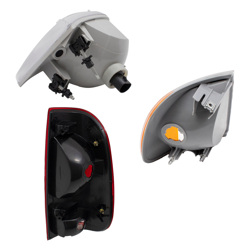 Headlight Tail Light Park/Signal Light for 97-03 F-150 Piece Set