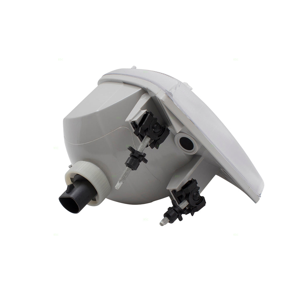 Brock Aftermarket Replacement Passenger Right Halogen Combination Headlight Assembly Compatible With 1997-2004 Ford F-150 CAPA Certified