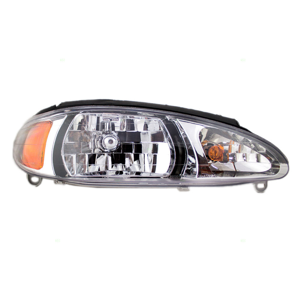 Ford Escort Mercury Tracer Passengers Headlight Assembly