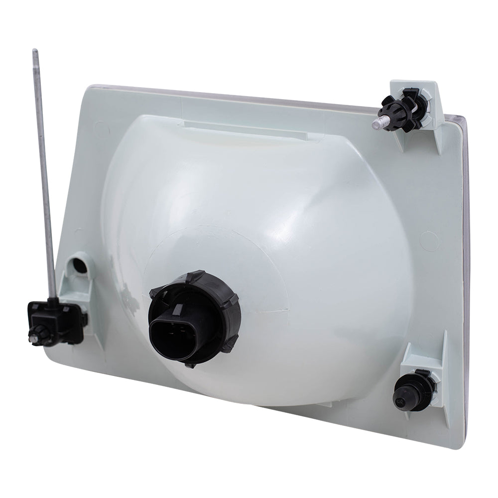 Headlight Assembly fits 97-07 Ford E150 E250 E350 Van Passenger Composite Lamp