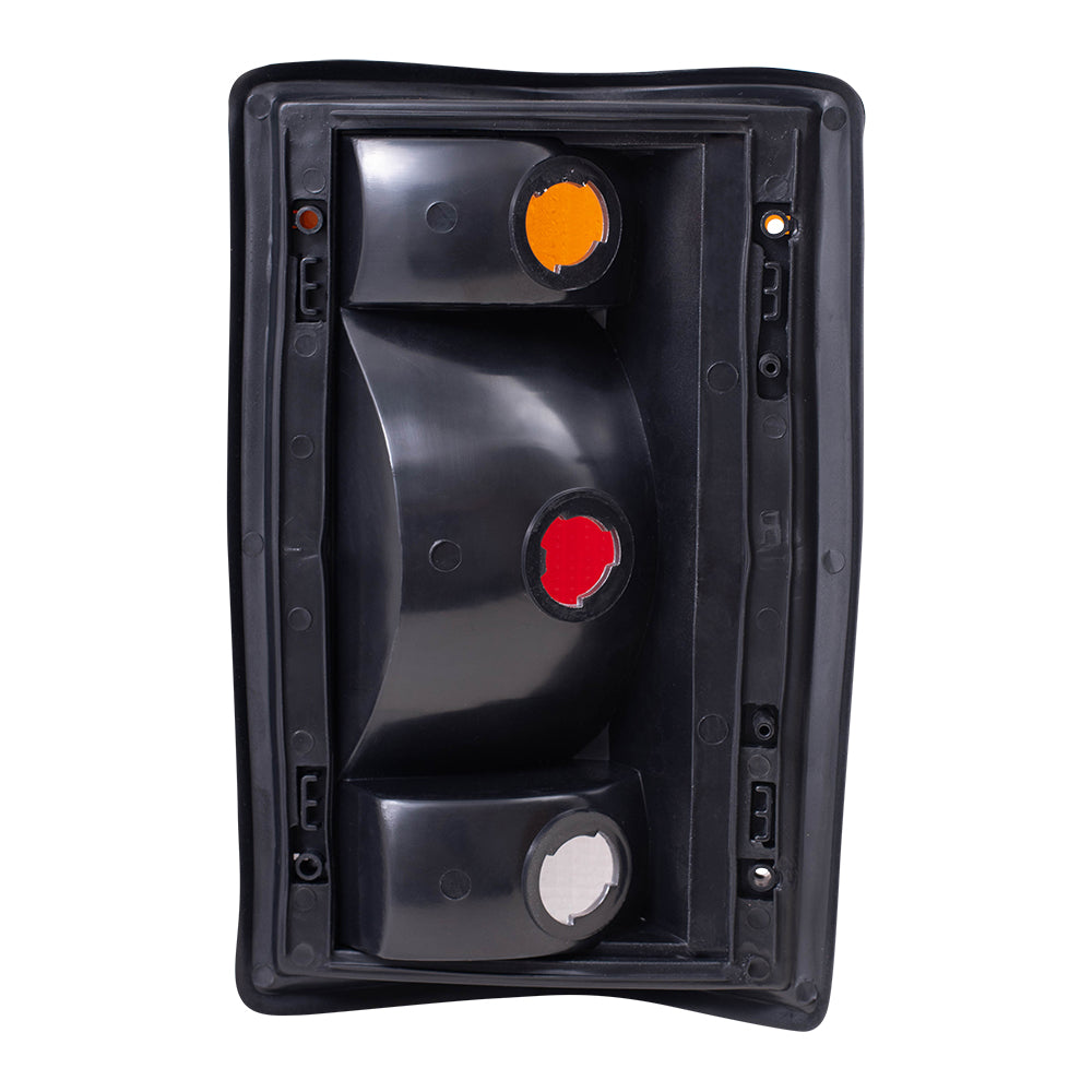 Brock Replacement Drivers Taillight Tail Lamp Compatible with 1992-1994 E150 E250 E350 Econoline Van F2UZ 13405 A