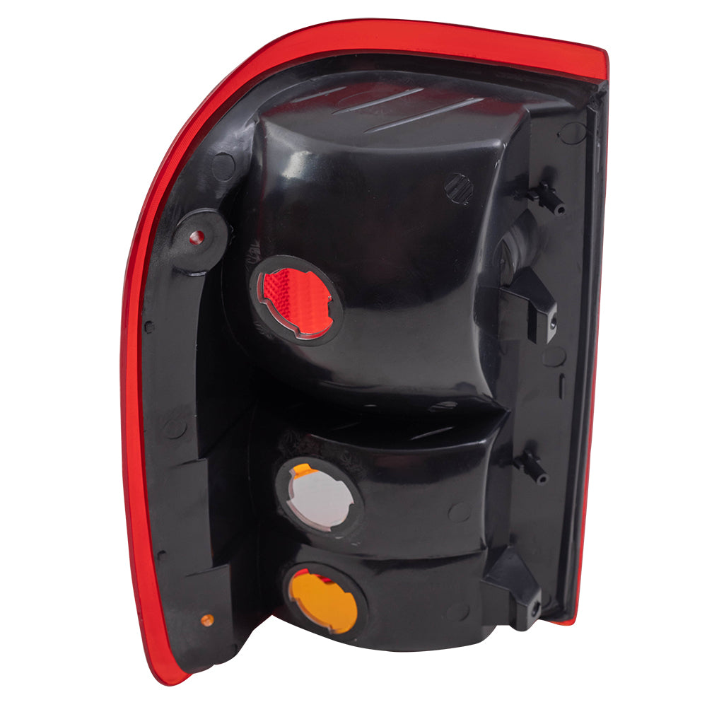 Brock Replacement Driver and Passenger Taillights Tail Lamps Compatible with 1993-1997 Ranger Pickup Truck F37Z13405A F37Z13404A