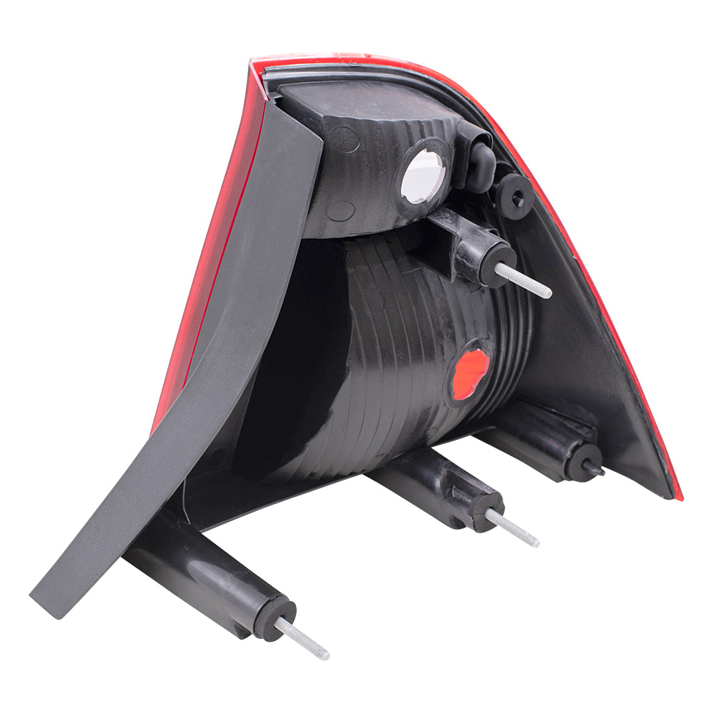 Brock Replacement Drivers Taillight Tail Lamp Compatible with 2005-2007 Focus Sedan 5S4Z13405AA