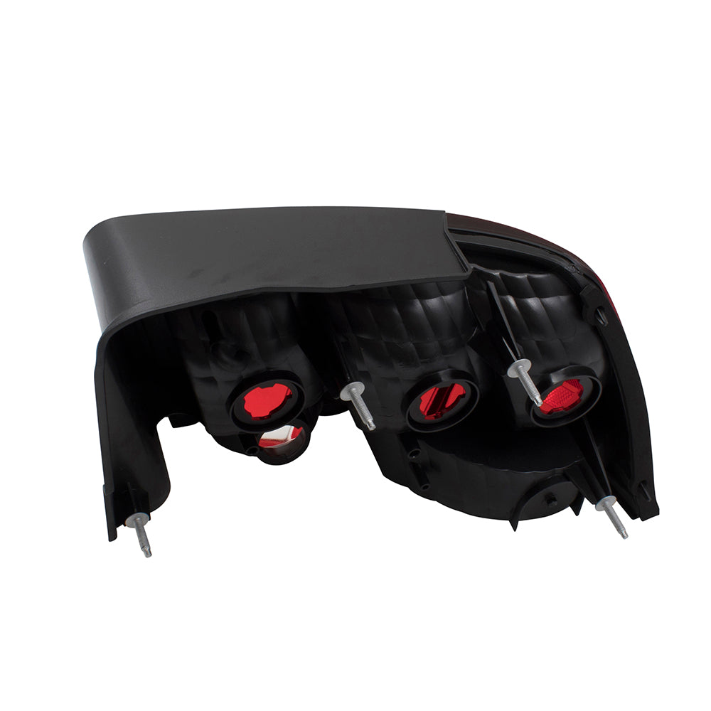 Brock Replacement Driver and Passenger Taillights Tail Lamps Compatible with 1999-2004 Mustang Base GT Mach I Bullitt 3R3Z 13405 AA 3R3Z 13404 AA