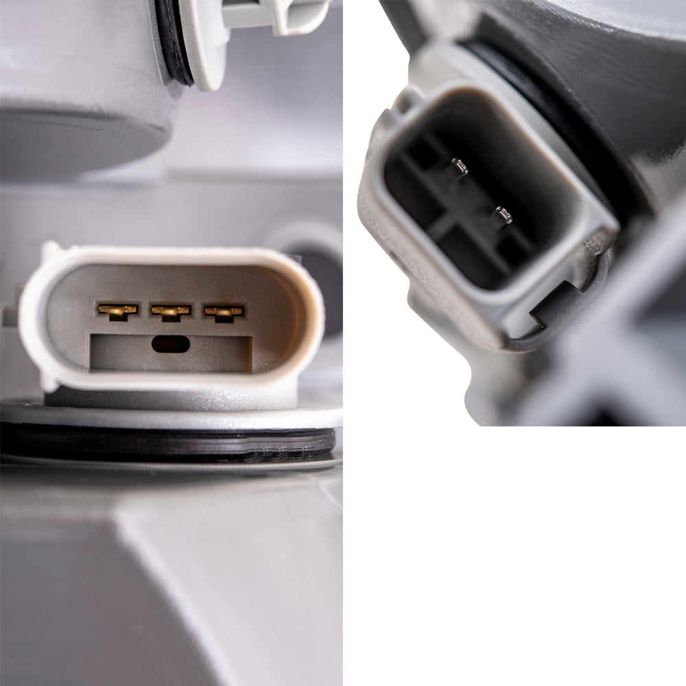 Brock Replacement Passenger Side Tail Light Assembly Compatible with 2008 Ford Focus