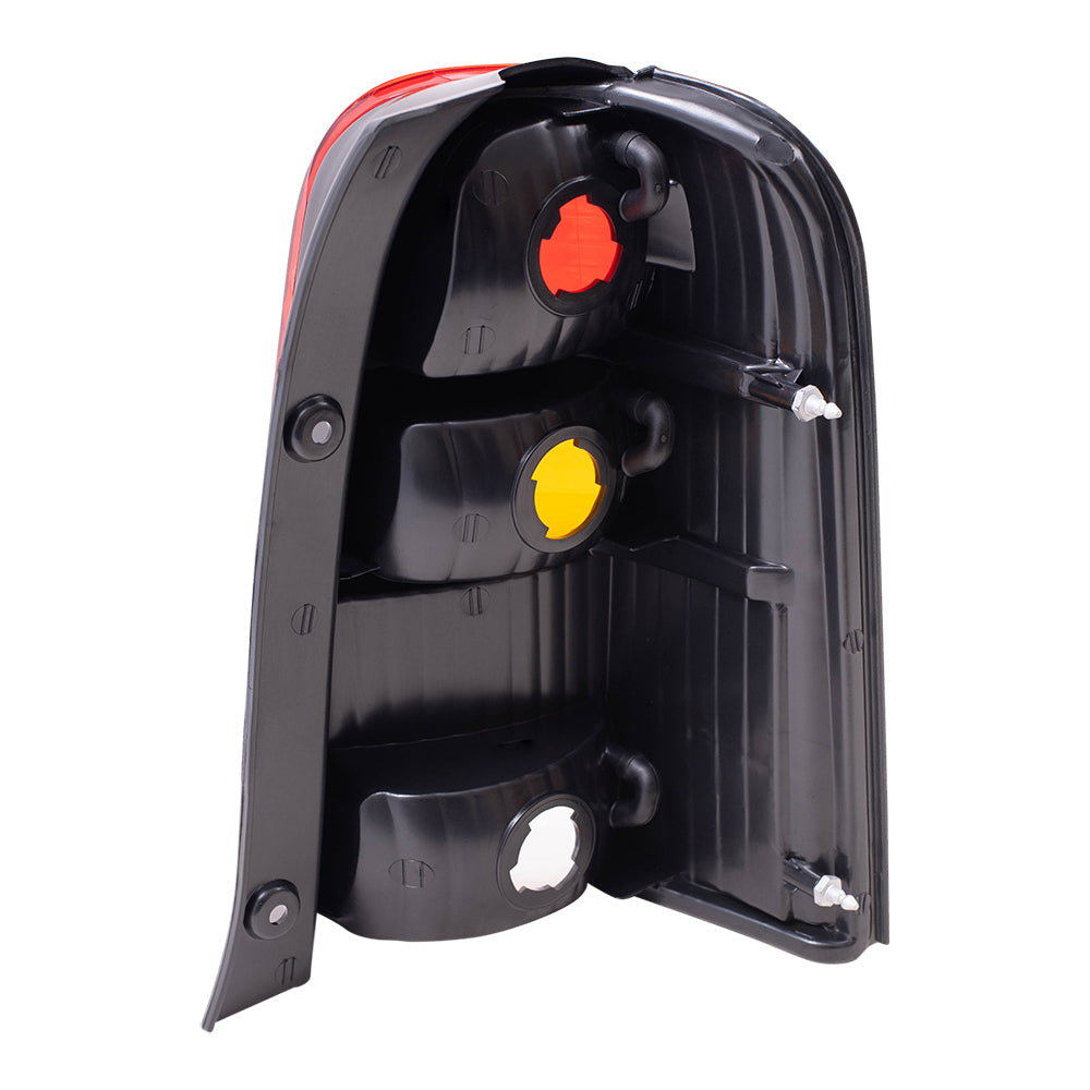 Brock Replacement Drivers Taillight Tail Lamp Compatible with 2001-2007 Escape 6L8Z13405DA