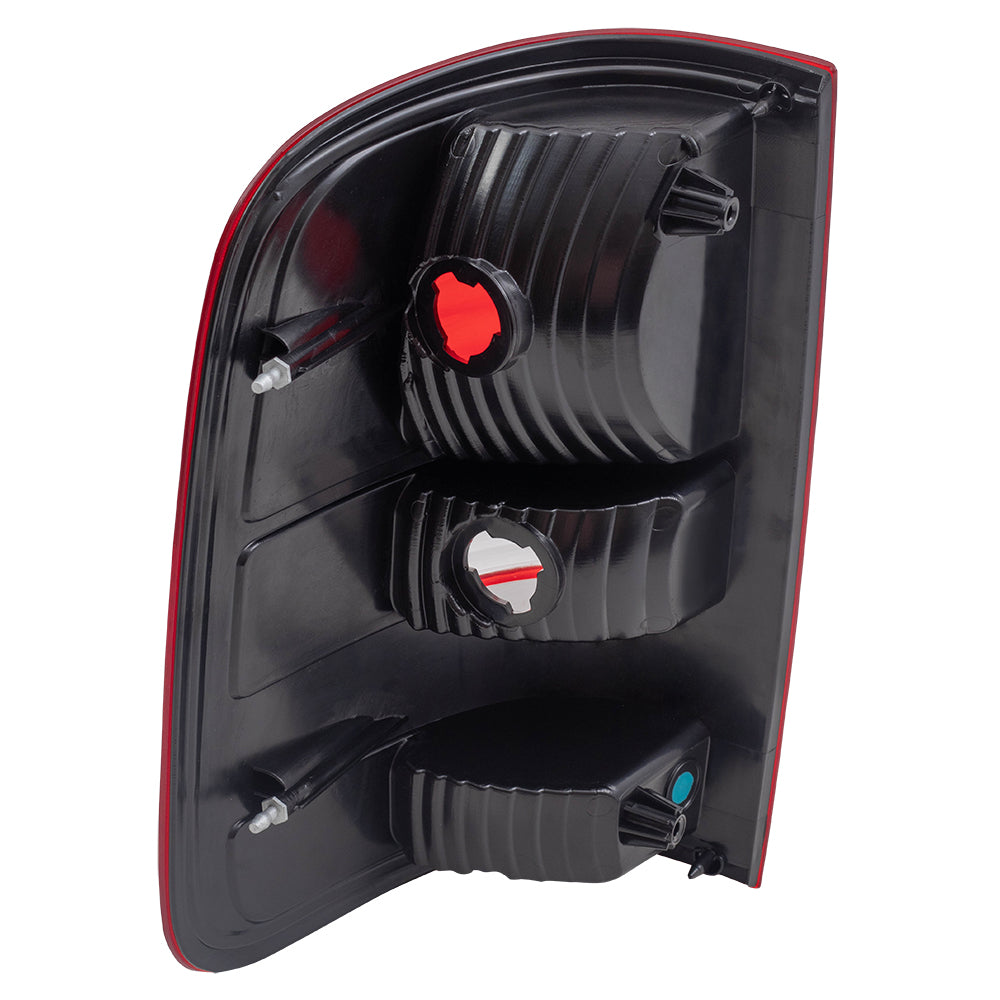 Brock Aftermarket Replacement Driver Left Passenger Right Tail Light Unit Set Compatible With 2004-2008 Ford F-150 Styleside