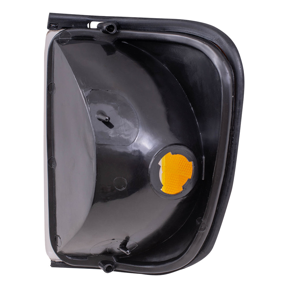 Brock Replacement Driver and Passenger Signal Side Marker Lights Lamps Compatible with 1992-2007 E-Series Van