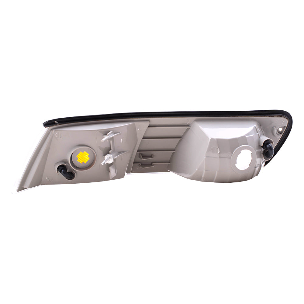 Brock Replacement Driver and Passenger Park Signal Side Marker Lights Lamps Compatible with 1998-2002 Grand Marquis XW3Z 15A201 BB XW3Z 15A201 AB