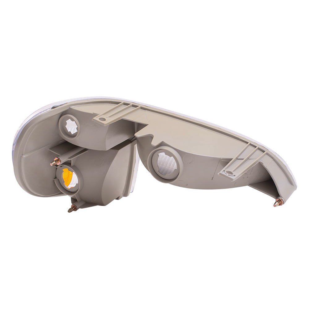 Brock Aftermarket Replacement Driver Left Passenger Right Park/Signal/Side Marker Light Unit Set Compatible with 1995-2001 Ford Explorer