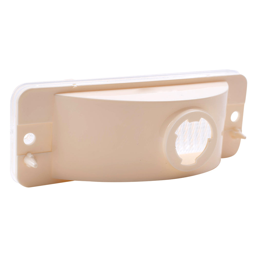 Brock Replacement Park Signal Front Marker Light Lamp Clear Lens Compatible with 1975-1977 F100 F150 F250 F350 Pickup Truck D5TZ13200A