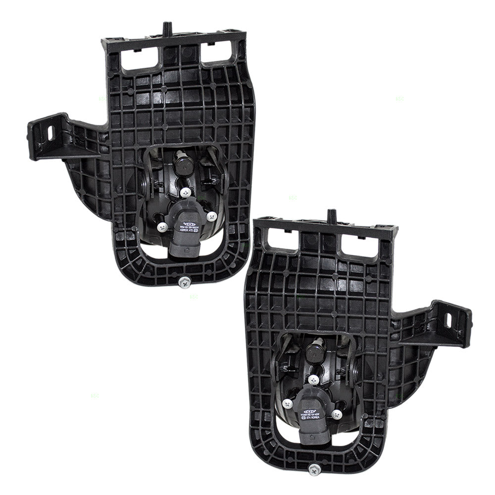 Brock Replacement Driver and Passenger Fog Lights Lamps Compatible with 2006-2007 Ranger Pickup Truck 6L5Z15200BA 6L5Z15200AA