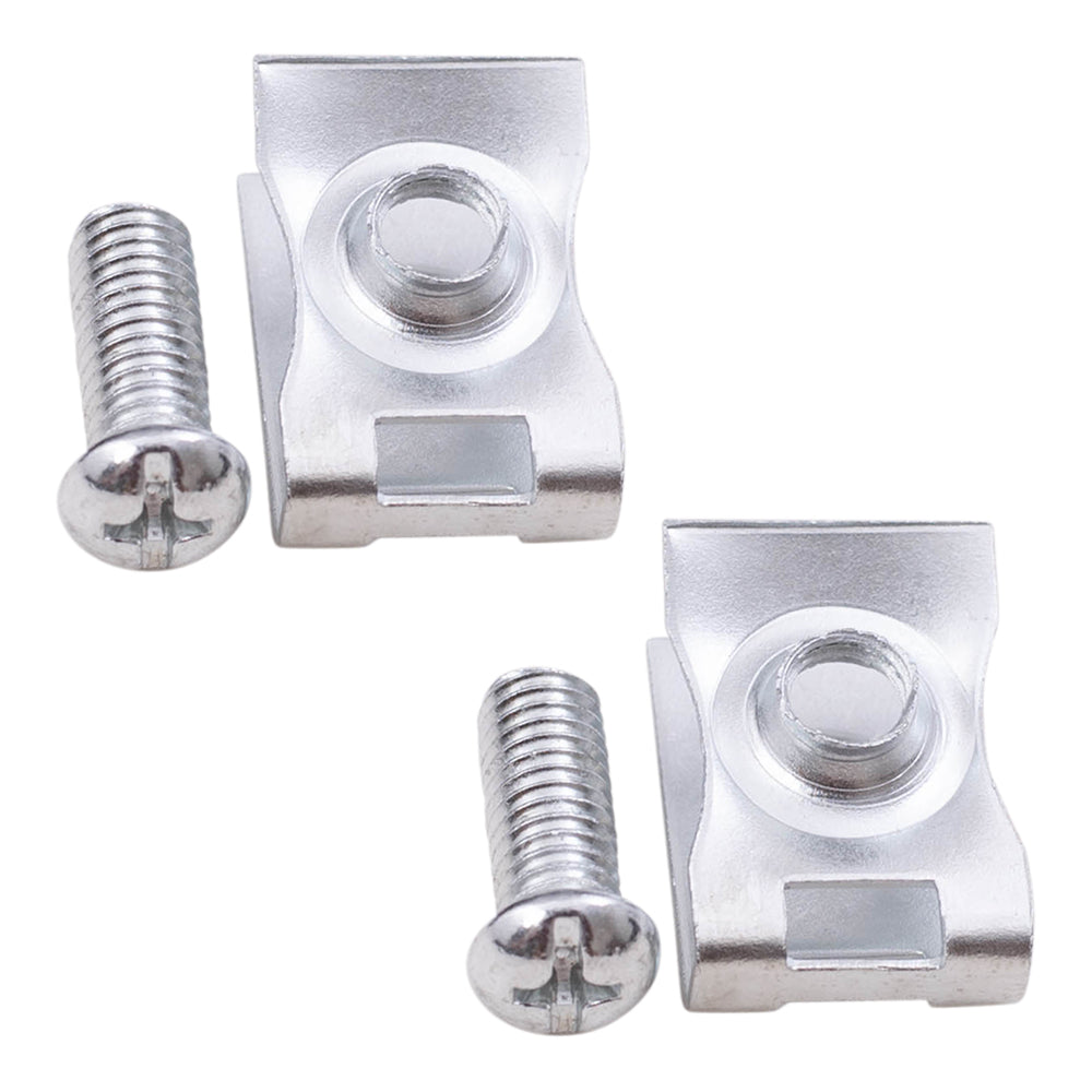 Brock Replacement Driver and Passenger Side Halogen Fog Light Assemblies Compatible with 2017-2018 Fusion