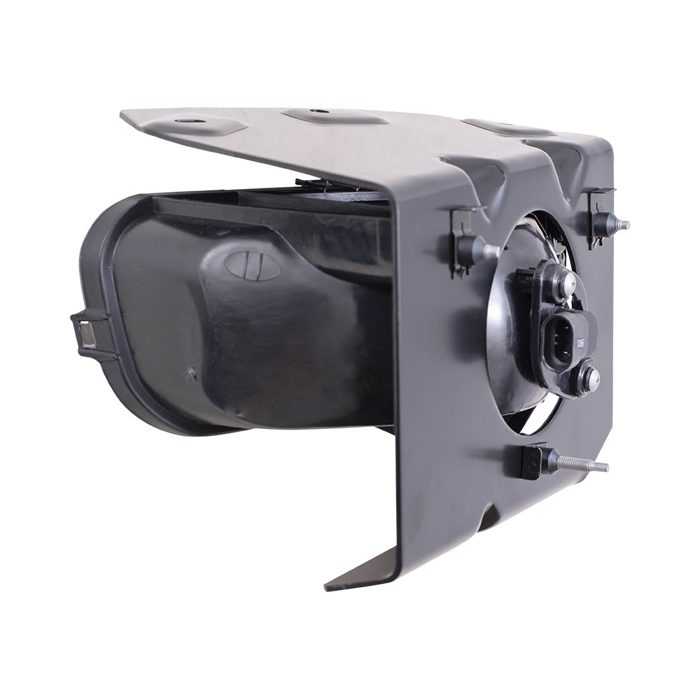 Brock Replacement Driver and Passenger Fog Lights Lamps with Brackets Compatible with 1999-2003 F150 Pickup Truck 1L3Z15200AB 1L3Z15200AA