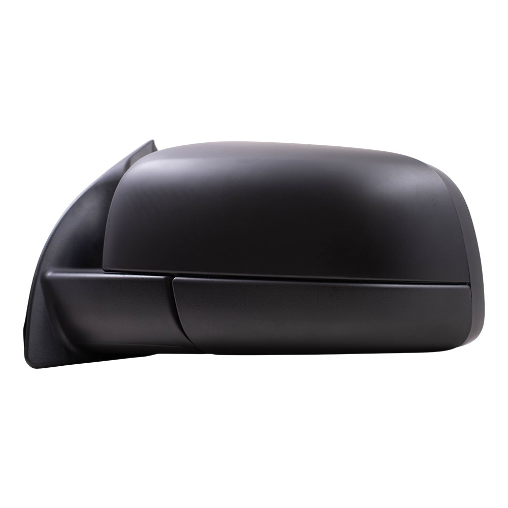 Brock Replacement Driver Side Power Mirror Paint to Match Black with Power Fold and Blind Spot Detection without Heat or Signal Compatible with 2019-2021 Ranger
